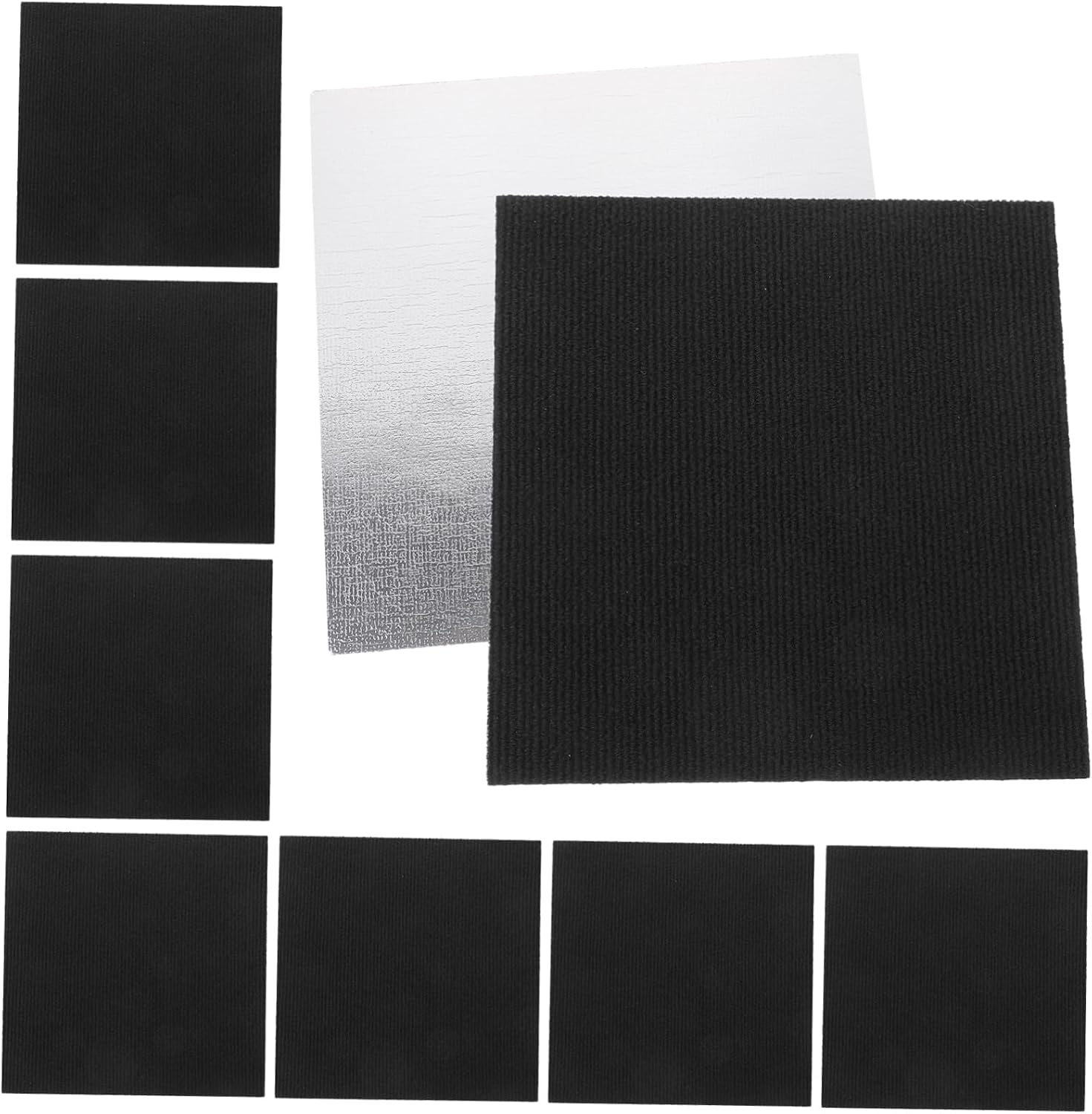 Cabilock 10pcs Self-Adhesive Peel and Stick Floor Tiles for Home Office Slip Material