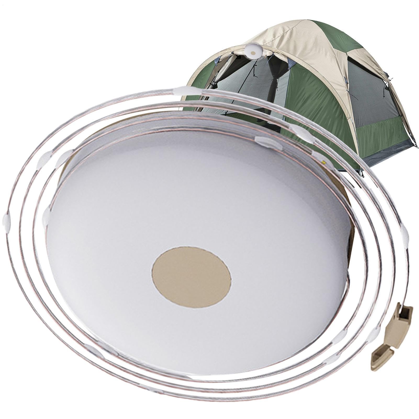 Genérico Luces Camping – Tira LED 10m/7m Con Soporte | Lámpara Portátil