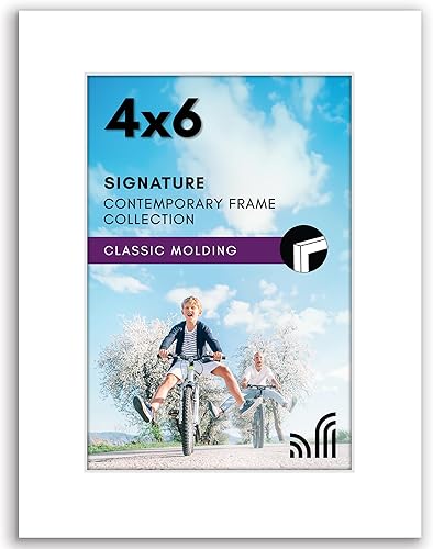 Vista 77 de Americanflat Marco de fotos de 10 x 13 pulgadas con vidrio inastillable - Colección Signature - Marcos de estilo galería hechos de madera de Negro