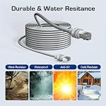 Starlink Gen 3 Cable 50FT/15M Replacement Ethernet Cable for Starlink Generation 3, Starlink Mini, High-Speed Data Transmission, Durable Waterproof Design
