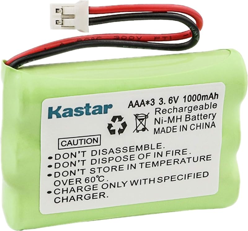 Kastar Ni-MH Battery 1000mAh Replacement for Summer Infant Monitor Battery 29030-10, 29600-10, SANIK 29030-10, Summer MBP18, MBP25, MBP26, MBP27, MBP1833S, MBP35S, MBP36PU, MBP41, MBP43 Baby Monitor