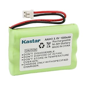 Kastar 1-Pack AAAX3 3 6V PH 1000mAh Ni-MH Battery for Motorola MBP33 MBP36 MBP36PU Baby Monitor TFL3X44AAA900 CB94-01A