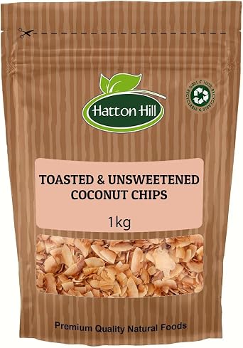 Toasted & Unsweetened Coconut Chips 1kg by Hatton Hill