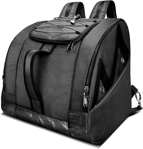 OutdoorMaster Bolsa para botas de esquí y snowboard, excelente para viajes con exterior e inferior impermeables - para hombres, mujeres y jóvenes