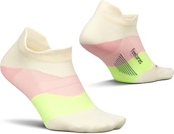 Feetures Elite Light Cushion Mini Crew Sock - Sport Sock with Targeted Compression