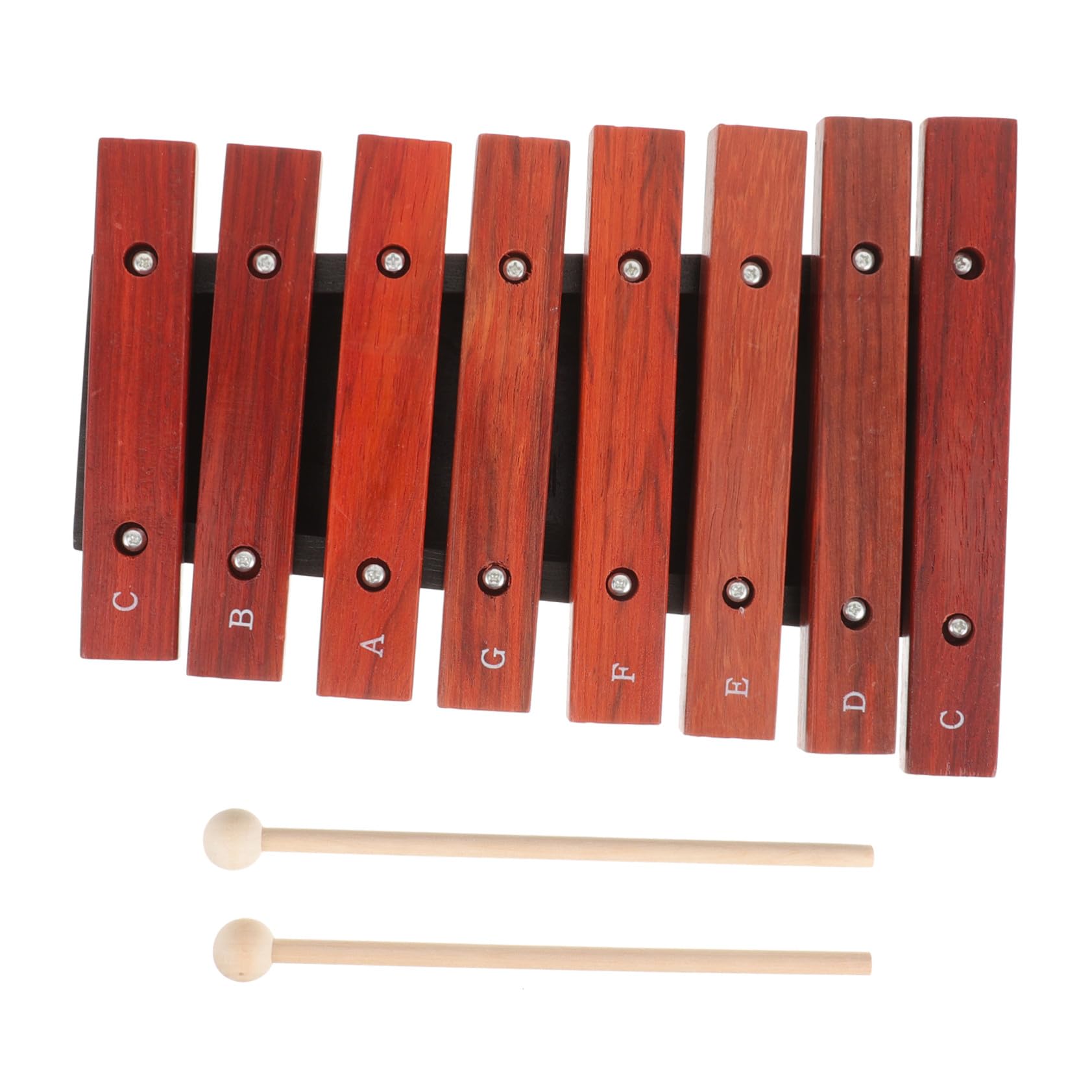 SUPVOX Xilofono in Legno 8 Tasti per Bambini con Mazzuoli Leggeri, Strumento Musicale per Sviluppare Coordinazione Mano-occhio e Senso Musicale, Scelta per Vacanze Colore Casuale