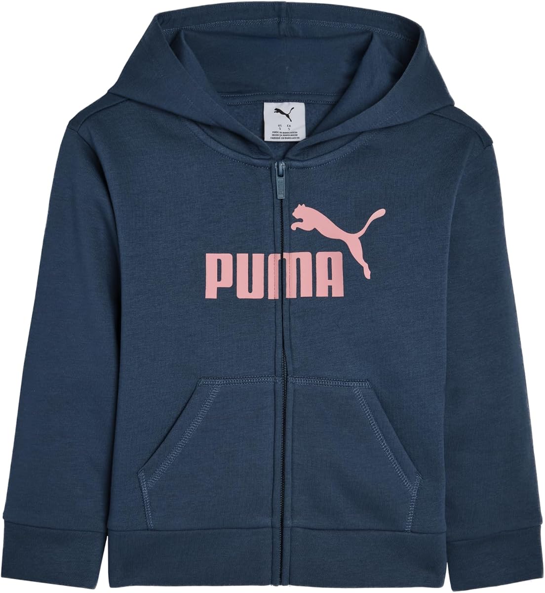 Girls' Core Logo Zip Up Hoodie