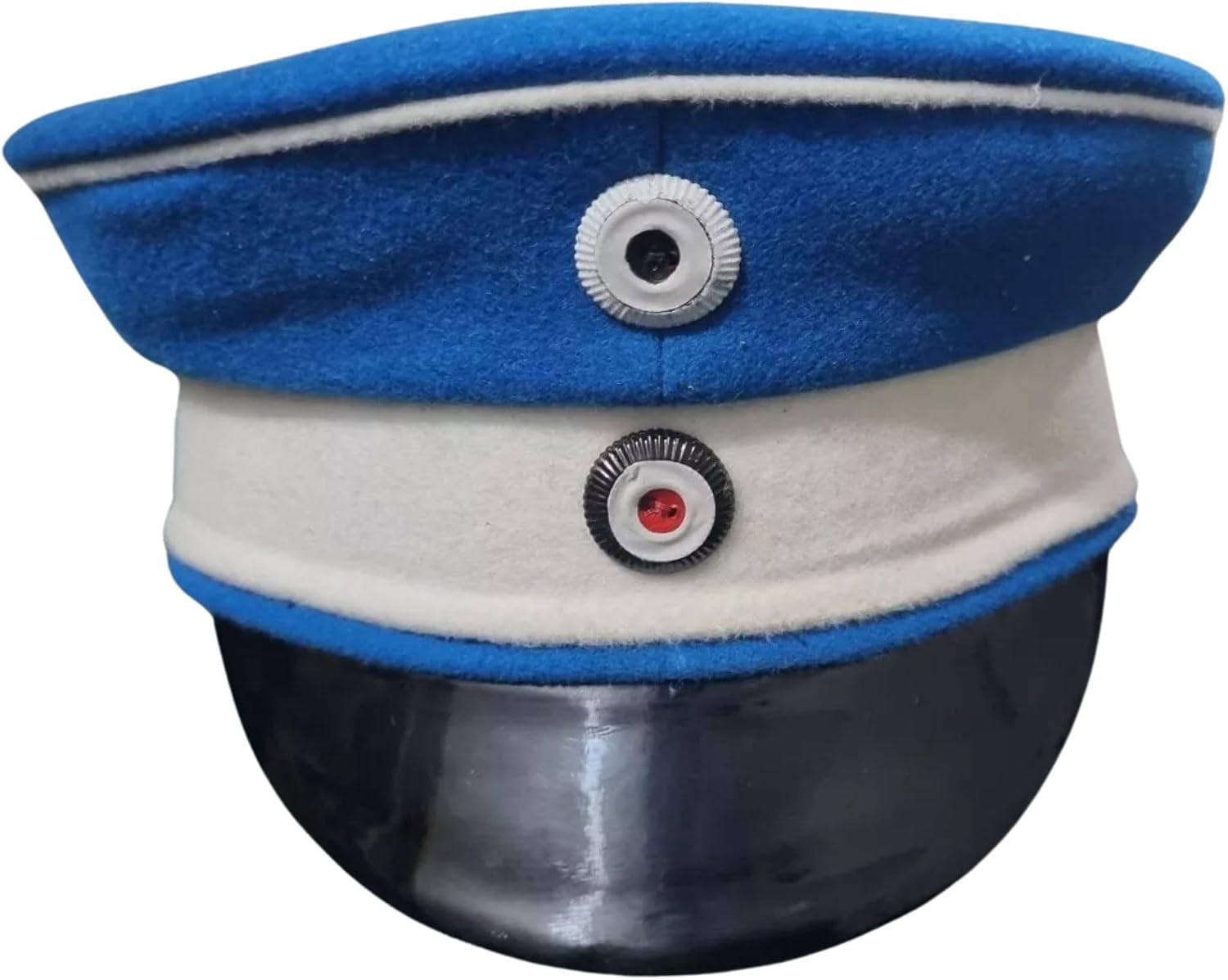 WW1 German Imperial Cavalry Saxon Guard Reiter Officer Visor Cap