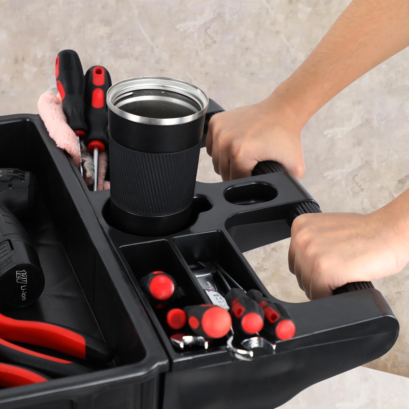 Snapklik.com : Tooremine Utility Rolling Tool Cart, 40 X 17-Inch ...