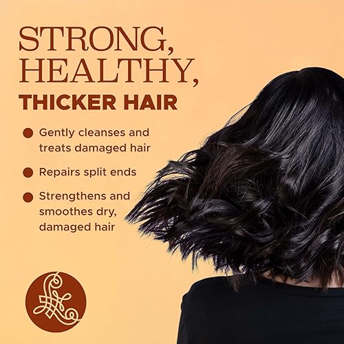 Miniatura 6 de Luseta - Mascarilla capilar con cúrcuma y colágeno, tratamiento para cabello fino y graso, nutre el cuero cabelludo, control del encrespamiento y