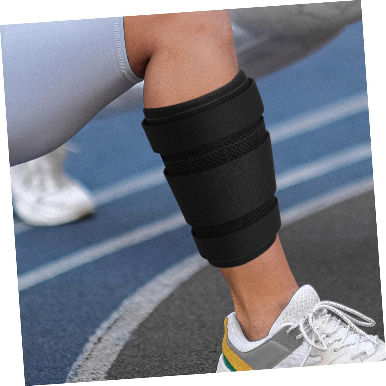 Milisten 1set Adjustable Ankle Weights for Leg Training Pair Steel Plate for Running Walking Workouts Fitness Accessories for Lower Body Strengthening