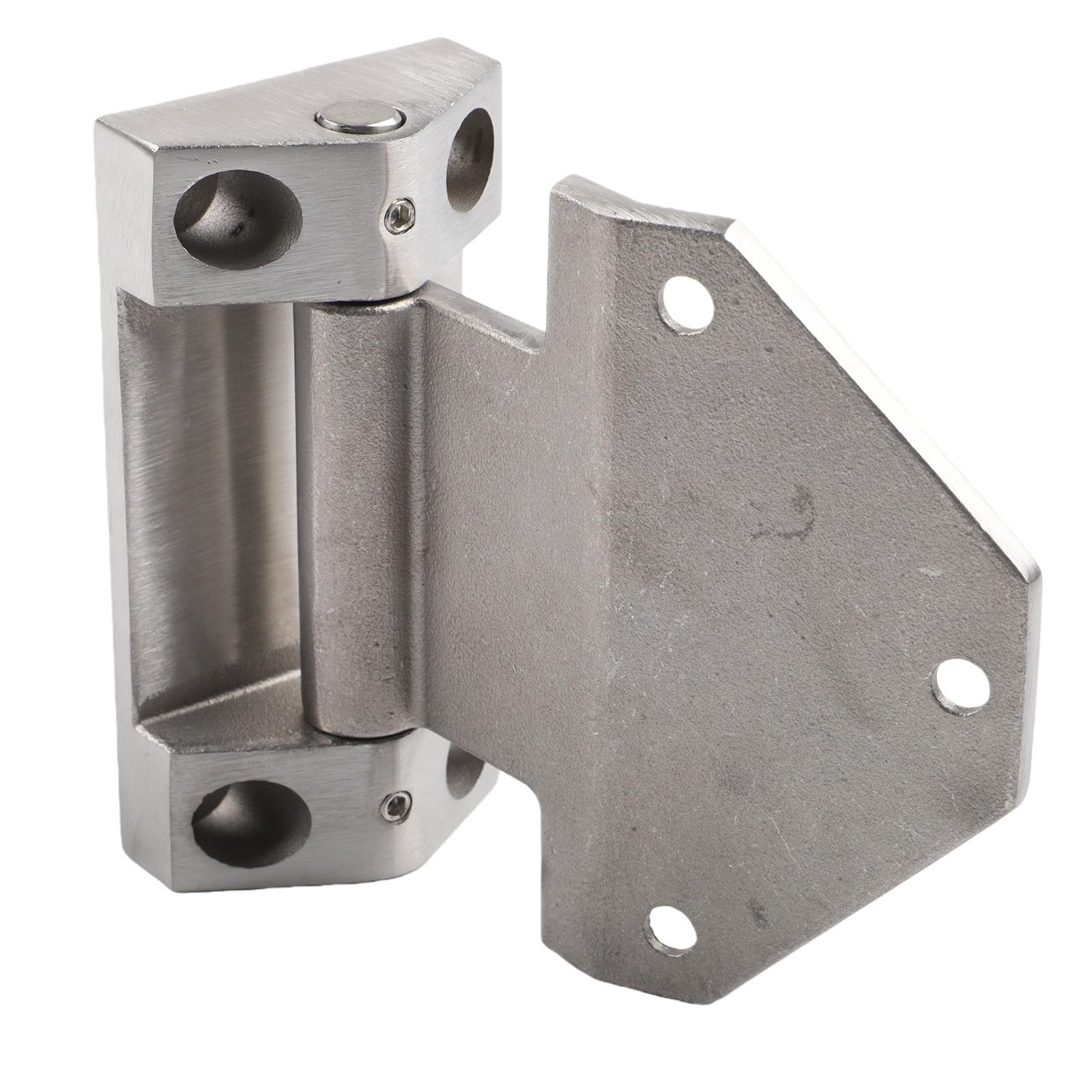 EasyByMall Cerniera resistente in acciaio inox, capacità di carico 500 kg, con chiusura anti-sonaglio, per hardware per porte di armadietti