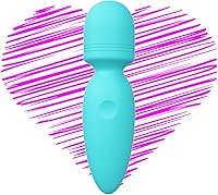 Vista 8 de Mini varita masajeadora de mano, silenciosa, portátil, masajeador personal de silicona, inalámbrico para cuello, hombro, espalda, masaje corporal