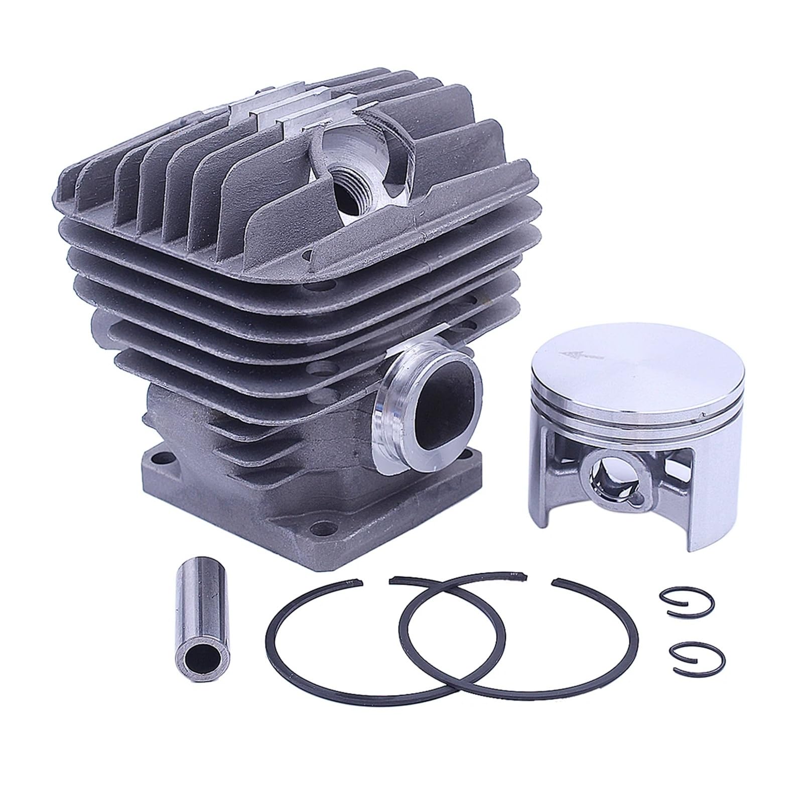 Kit de pistón de Cilindro de 52 mm for MS460 046, Filtro de Aceite, ajustador de Cadena, Accesorios for Motor de Motosierra de 2 Tiempos