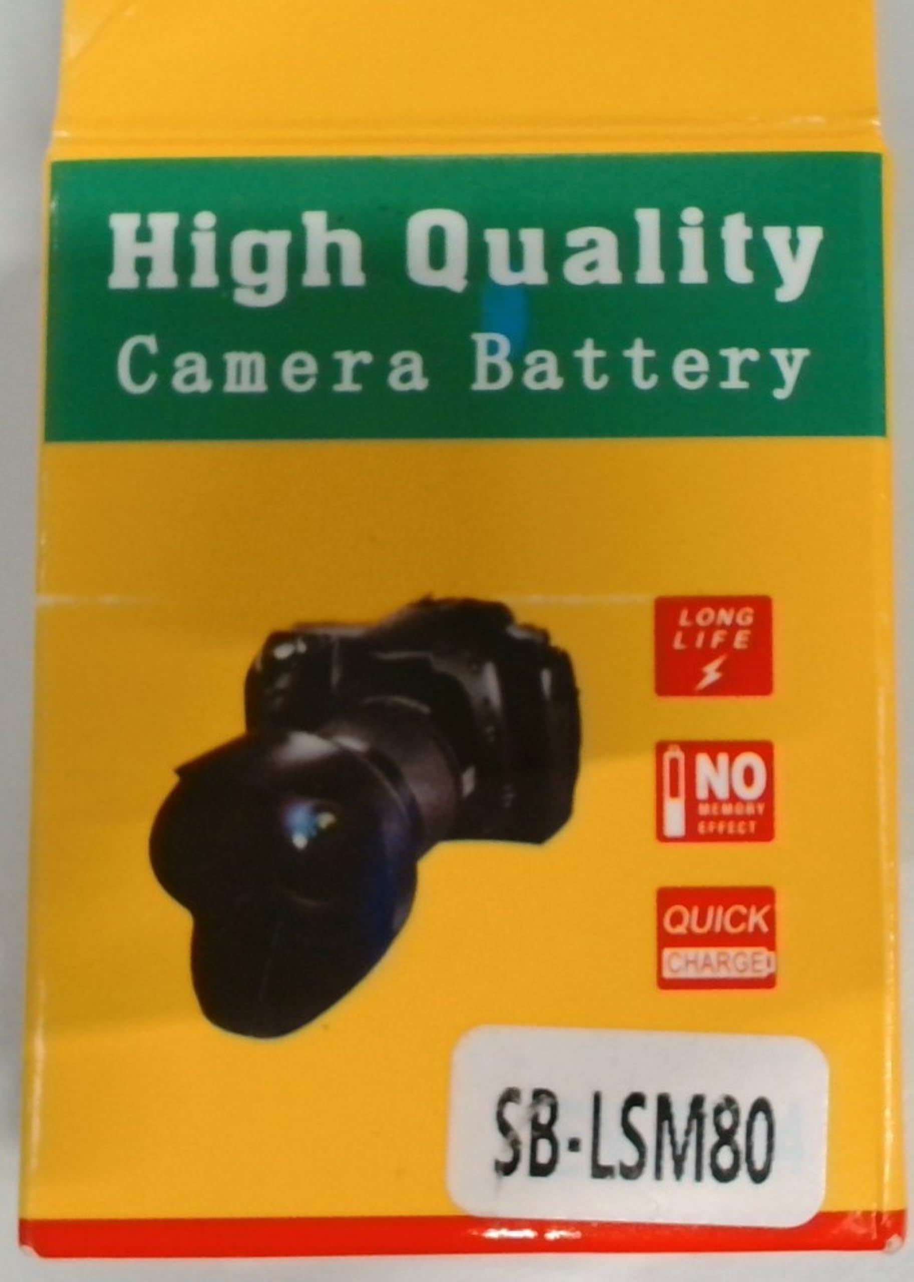 Digital Replacement Camera and Camcorder Battery for Samsung SB-LSM80, SB-LSM160