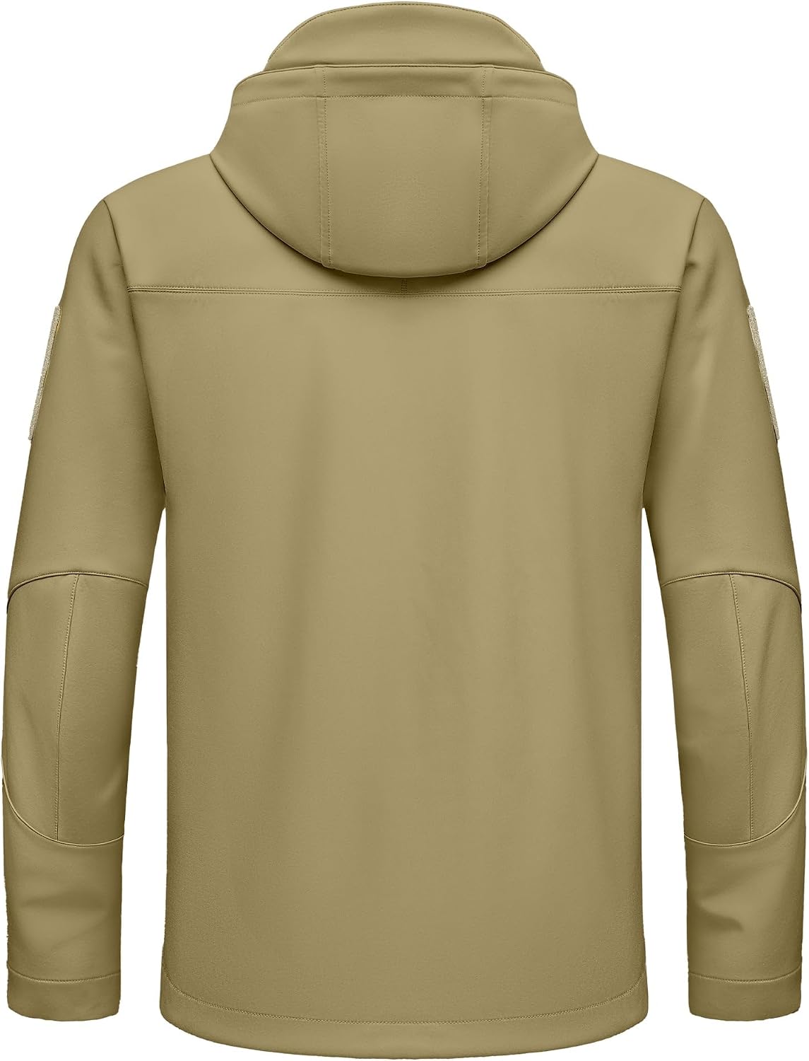 Little Donkey Andy Men's Softshell Jacket Hooded Light Waterproof Tactical Jacket Fleece Windbreaker Jackets with 8 Pockets