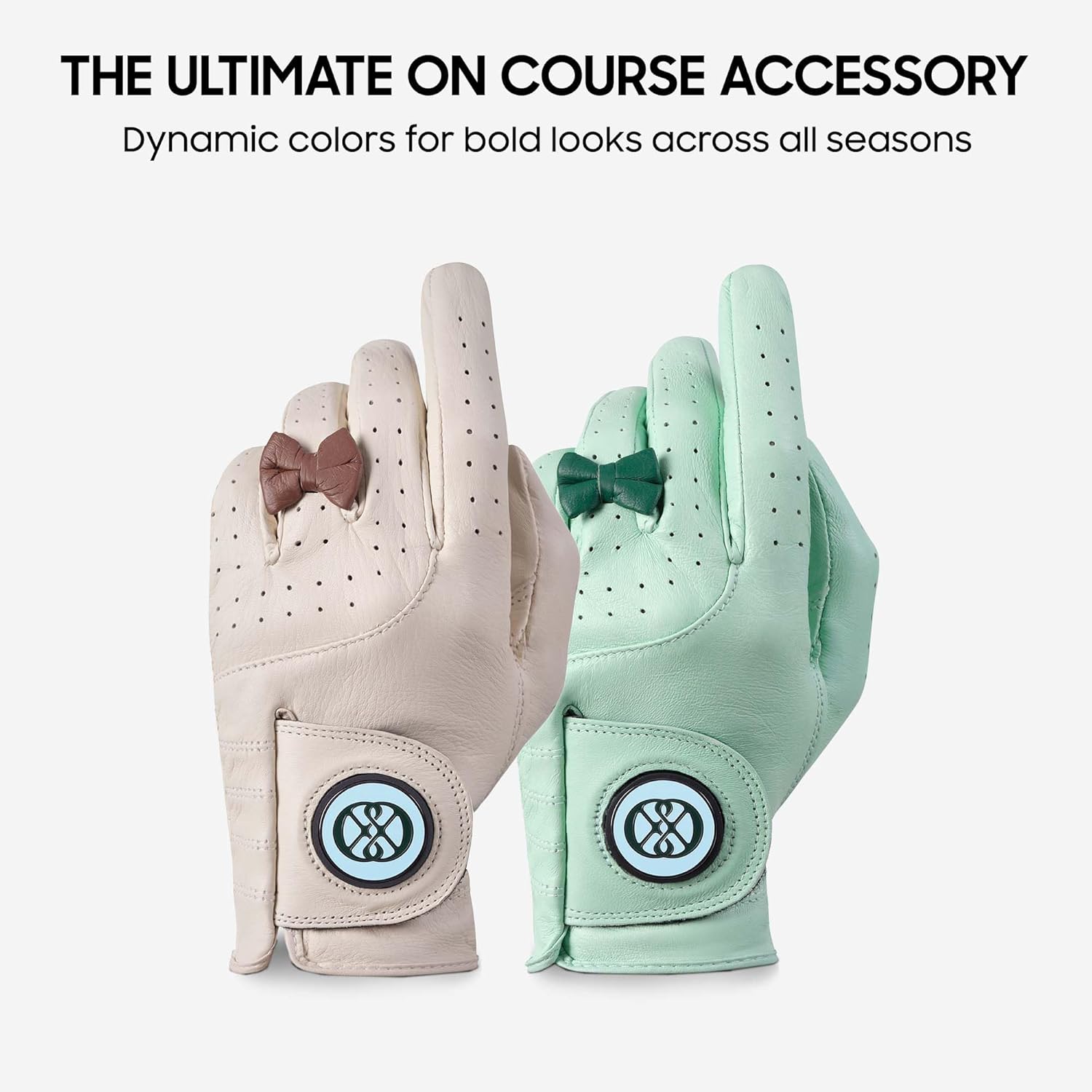 CLAPLEY Women’s Golf Glove – Premium Cabretta Leather with Magnetic Ball Marker, Breathable Design, Good Elasticity, Precious Gift for Golfers, Super Soft Feel, Left and Right Hand, Secure Fit - Image 5