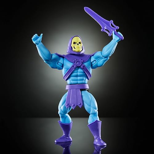 Miniatura 4 de Masters of the Universe Origins Toy - Figura de acción de esqueleto de la colección de dibujos animados, villano a escala de 5.5 pulgadas con