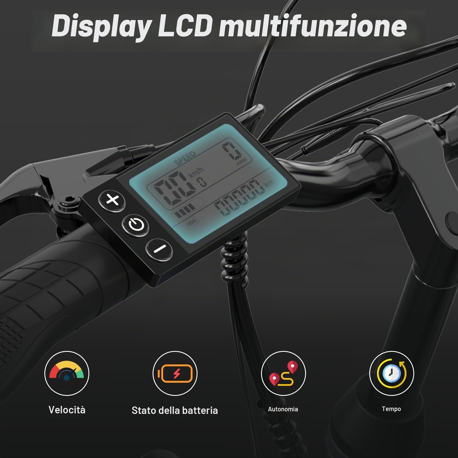 RCB Bicicletta elettrica da 26", e bike batteria al litio 36V 10.4 AH può raggiungere 90KM (effetto ambientale) 250W Bicicletta elettrica per pendolarismo per adulti