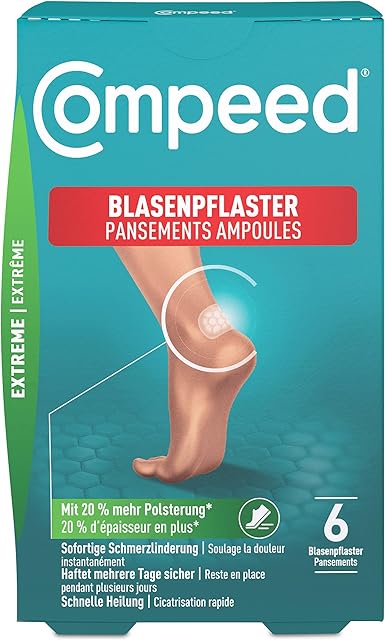 Compeed Na Pęcherze Extreme Plaster Hydrokoloidowy, 6,8 cm x 4,2 cm x 6 sztuk