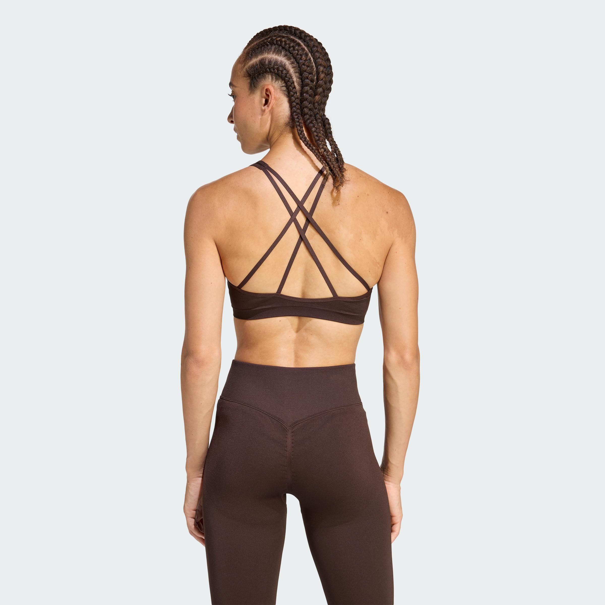 adidas Women's Workout Essentials Knit Light Support BH