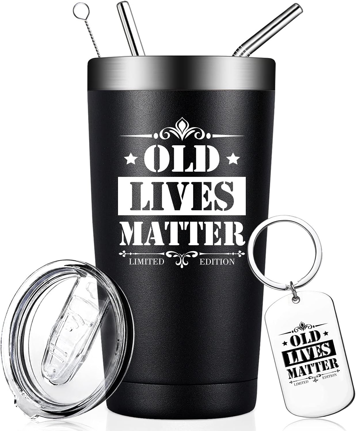 Fufandi Old Lives Matter Gifts Retirement Gifts for Men, Old