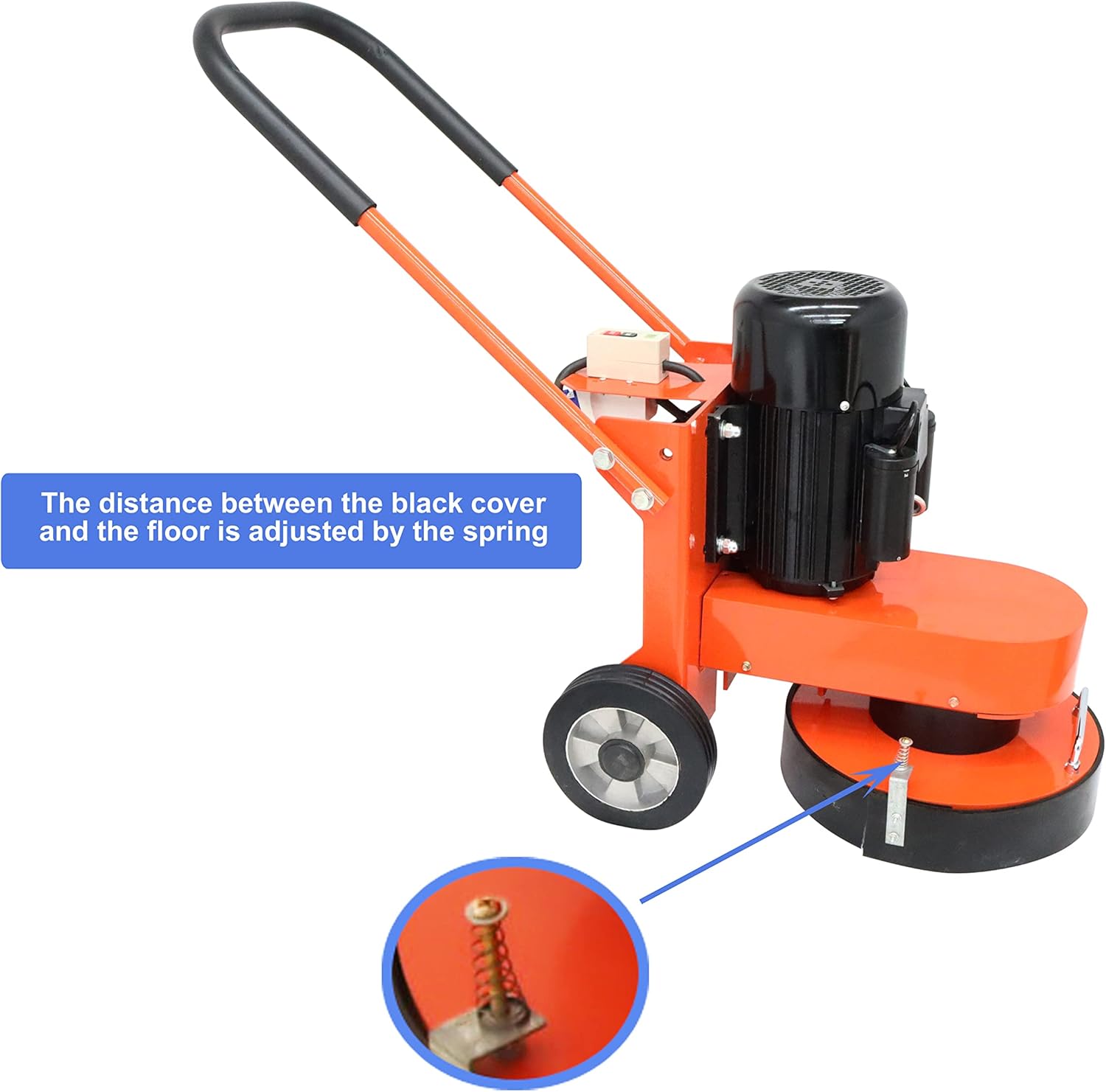 Concrete Floor Grinder Polishing Sander Buffer Machine Epoxy Ground Restore Old Ground 220V