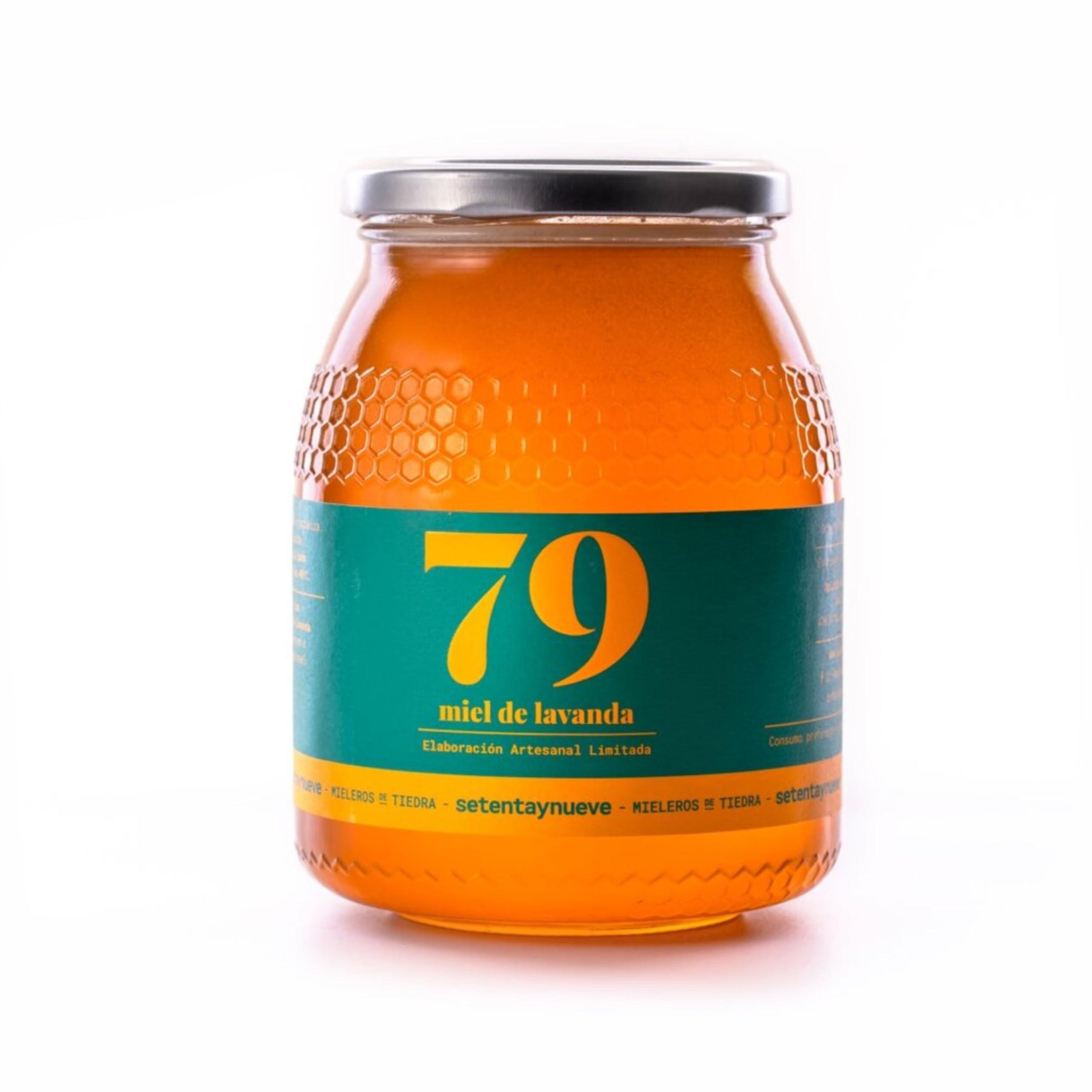 79 Setentaynueve - Miele di Lavanda Naturale Grezza | Origine: Tiedra, Valladolid | Aroma Floreale con un Tocco di Camomilla | Antisettico e Contro il Raffreddore (1000 g)