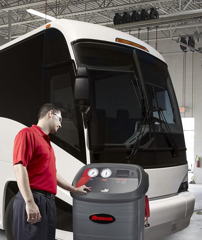 Máquina Recuperadora Recicladora Recargadora Refrigerante R-134a Robinair 34888HD miniatura 2