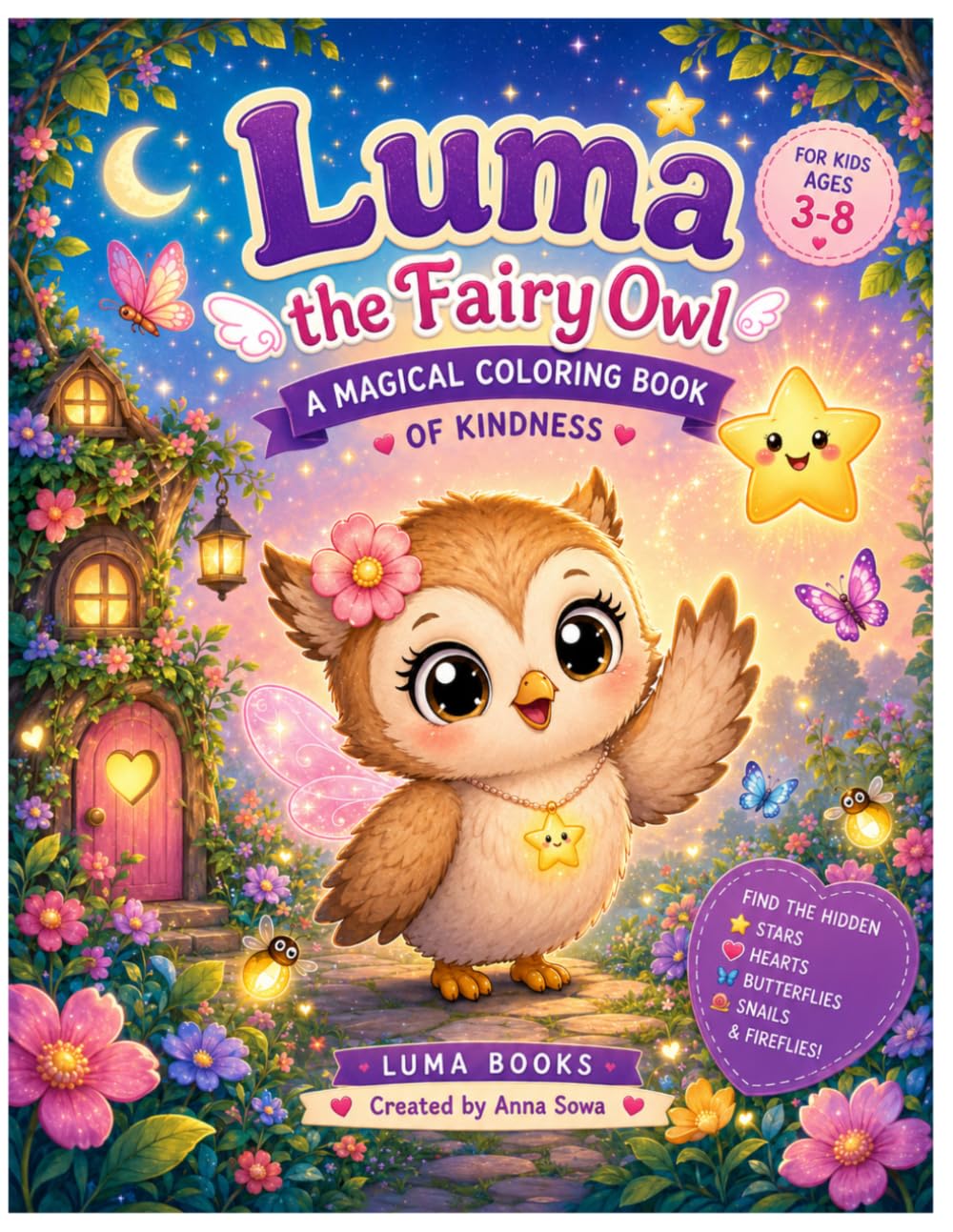 LUMA the Fairy Owl: A Magical Coloring Book of Kindness