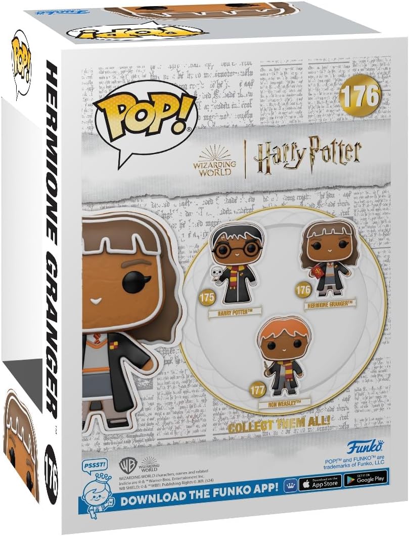 Funko POP Harry Potter: Gingerbread – Hermione Granger - Collectable Vinyl Figure - Gift Idea - Official Merchandise - for Kids & Adults - Movies Fans - Model Figure for Collectors and Display