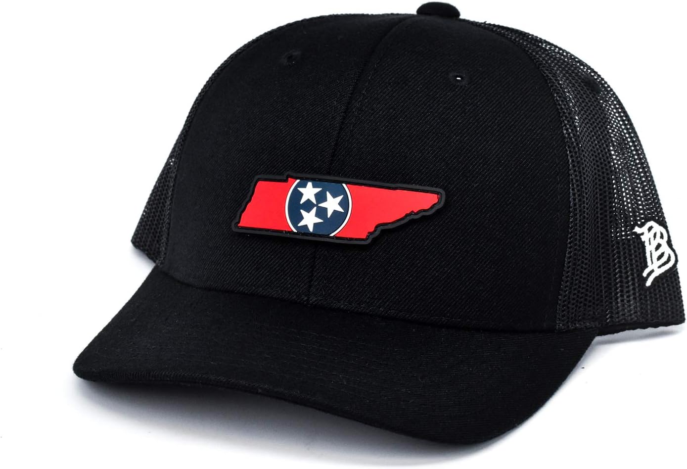 Branded Bills 'The 16 PVC' Tennessee Patch Hat Curved Trucker - One Size Fits All