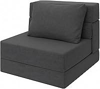Vista 10 de Colchón Plegable para Sofá Cama, Silla Sofá Cama Plegable para Dormir, Colchón de Piso con Almohada para Sala de Estar, Oficina en Casa