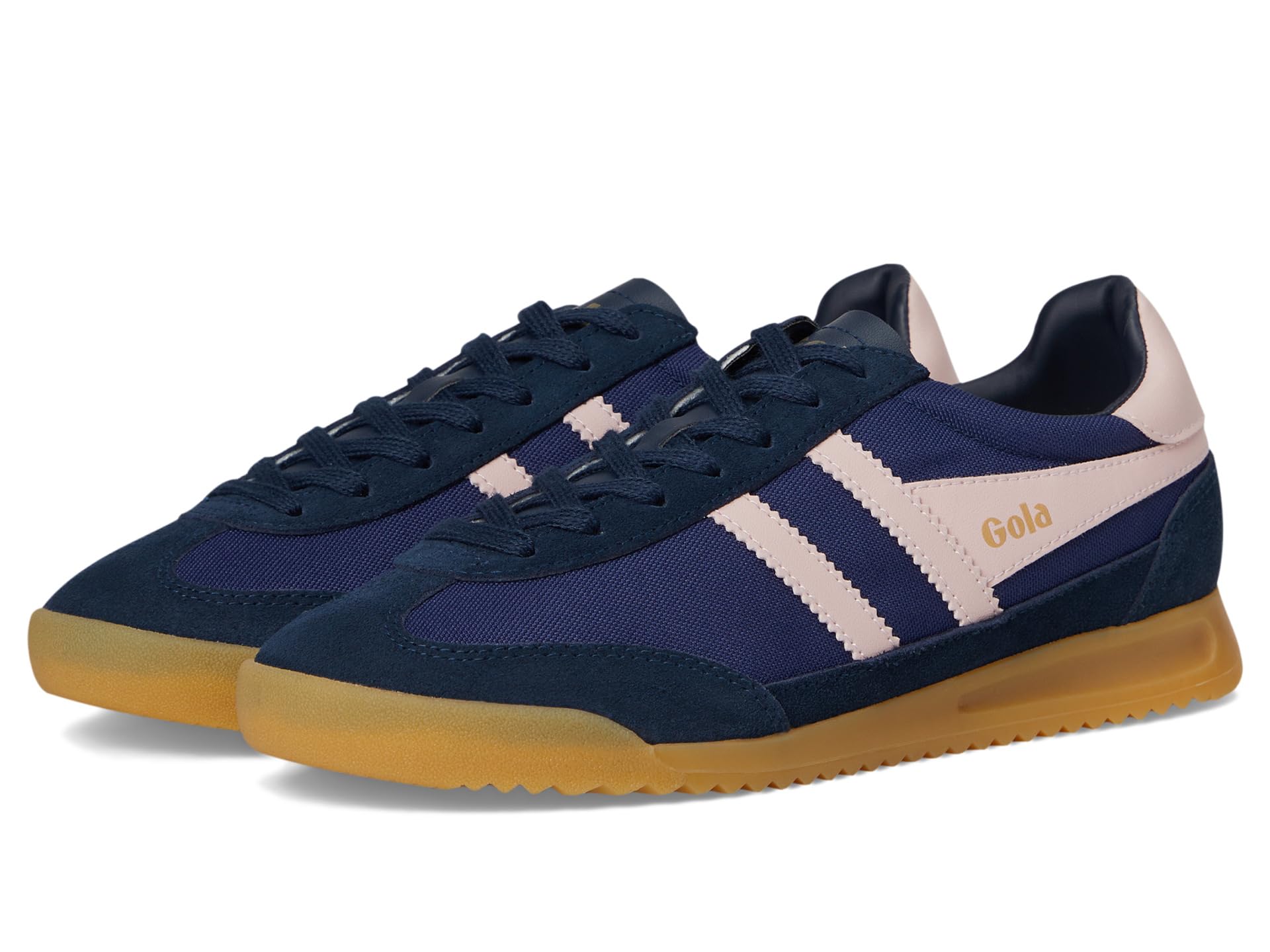 Gola Tornado - Zapatillas deportivas para mujer, color azul marino/rosa tiza