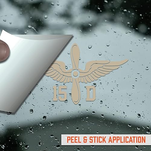 Vista 8 de Inkfidel 15D Aircraft Powertrain Repairer Prop Insignia Vinilo Calcomanía (negro)