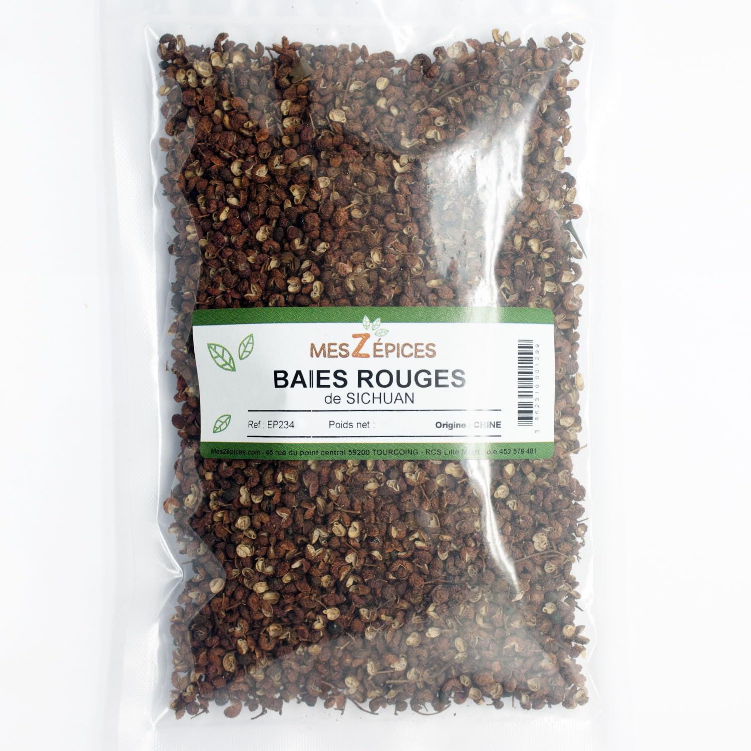 Aube-Gourmet Poivre sechuan sachet économique 1 Kg