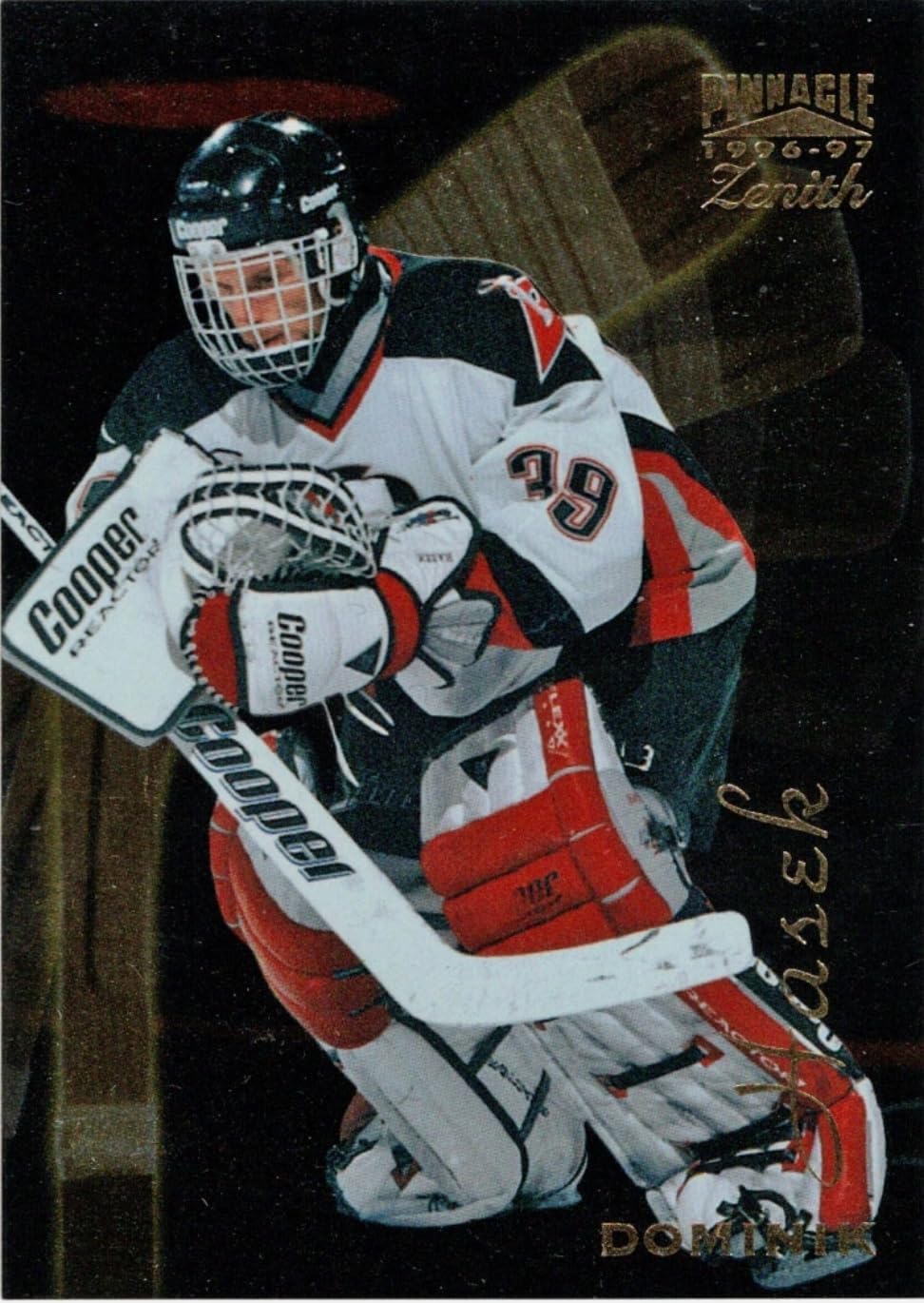 1996-97 Pinnacle Zenith Hockey Dominik Hasek Sabres Card #15