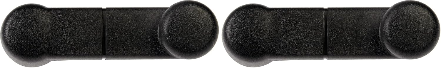 Dorman 76946 Window Crank Handle Compatible with Select Ford/Mercury Models, Black (Pack of 2)