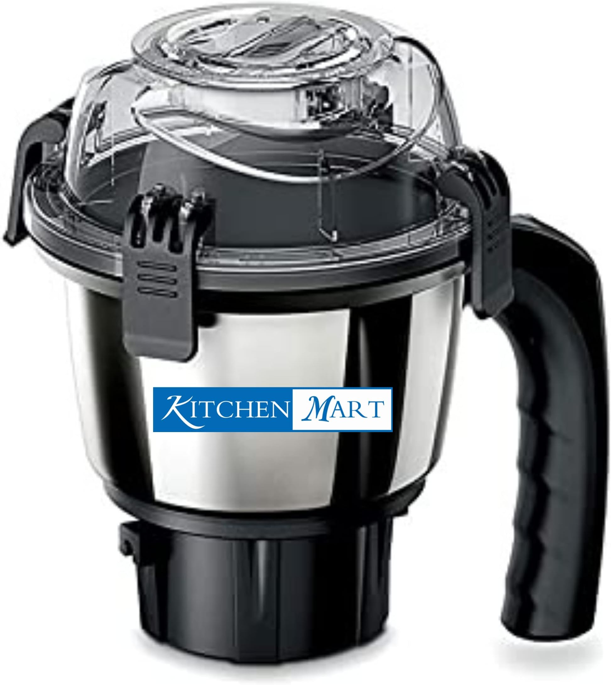 Kitchen Mart 750W Replacement Chutney Jar for Bosch Mixer Grinder (400 ml, Silver)