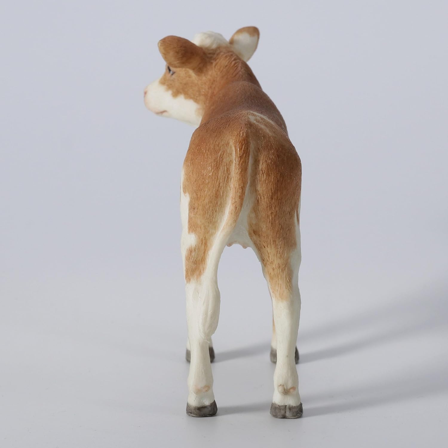 Unicorn Studios 4 Inch Ayrshire Calf Cow Cute Farm Animal Resin Figurine Collectible - Image 4