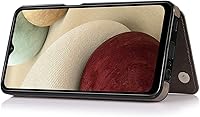 Vista 6 de Asuwish Funda de teléfono para Samsung Galaxy A12 con protector de pantalla de vidrio templado, tarjetero con soporte para tarjetero, soporte
