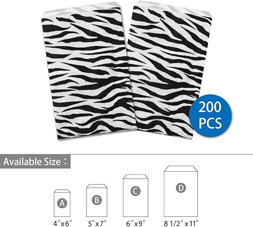 Miniatura 3 de Ikee Design 200 unidades de papel de impresión plana lisa de 4 x 6 pulgadas o bolsas de estraza estampadas para dulces, galletas, mercancía,