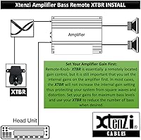 Vista 8 de Xtenzi Control remoto XTBR14 de control de volumen de ganancia de graves compatible con amplificadores Hifonics HFR-3