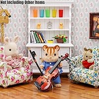 Vista 7 de Odoria 1/6 Miniature Violin Dollhouse Musical Instruments Accessories