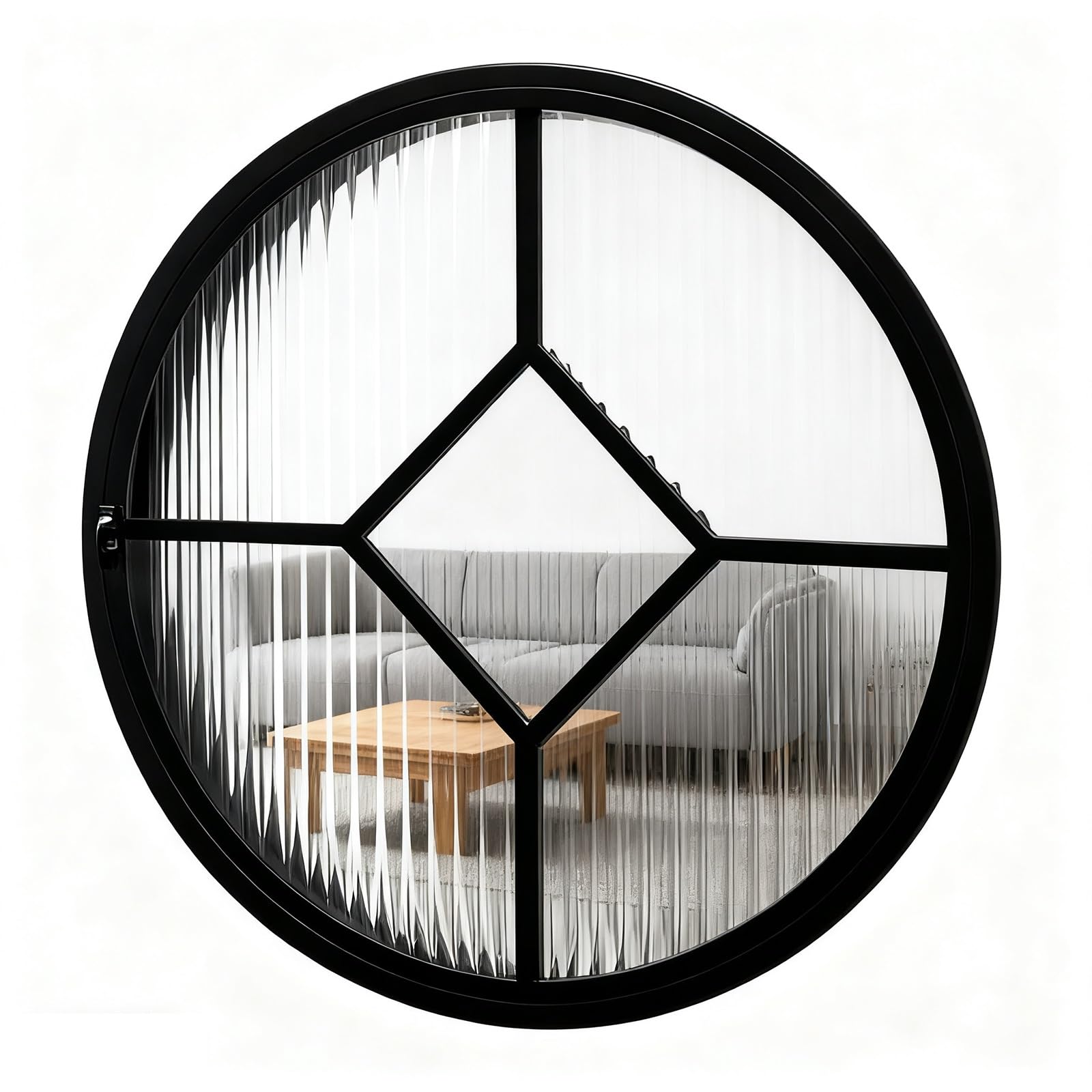Ventana Ojo de Buey circular para renovar el aire en bano y dormitorio