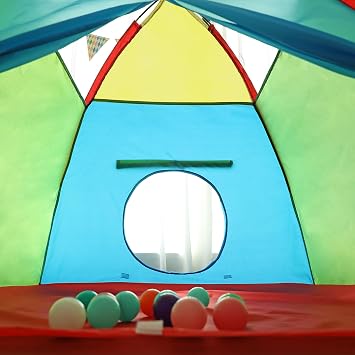 Rainbow Kids Play Tent & Lights, Children Dome Play House, 48 x 36