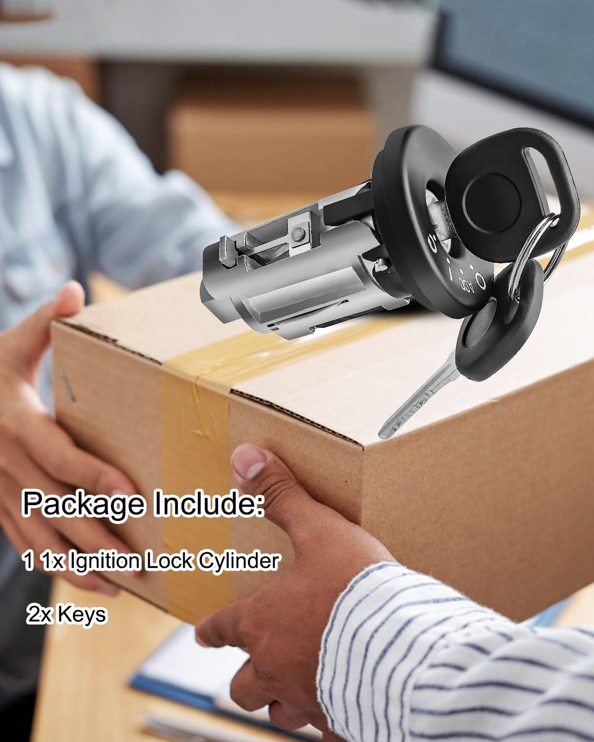 Ignition Lock Cylinder Fit for Pontiac Grand Prix 2004-2008 Replace 19207987