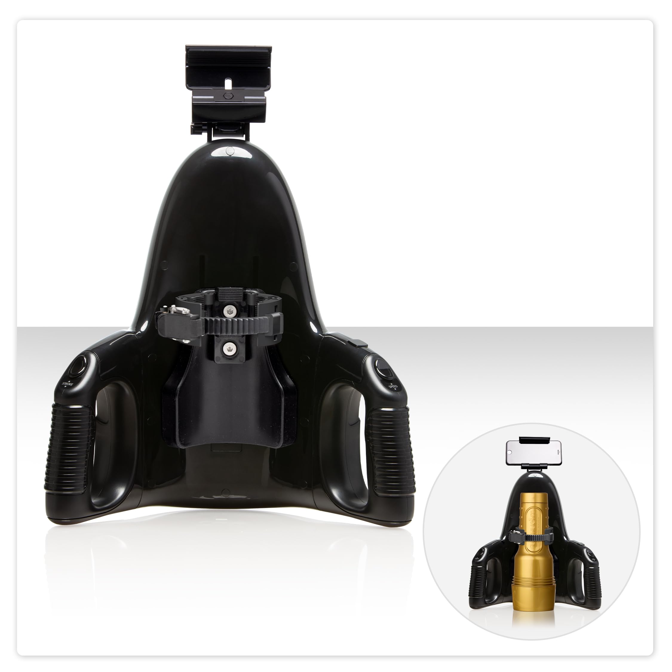 Fleshlight - Universal Launch - Soporte para Masturbador Masculino - Experiencia Automatizada para Juguetes Sexuales Fleshlight - con Soporte para Móvil - Placer Intenso