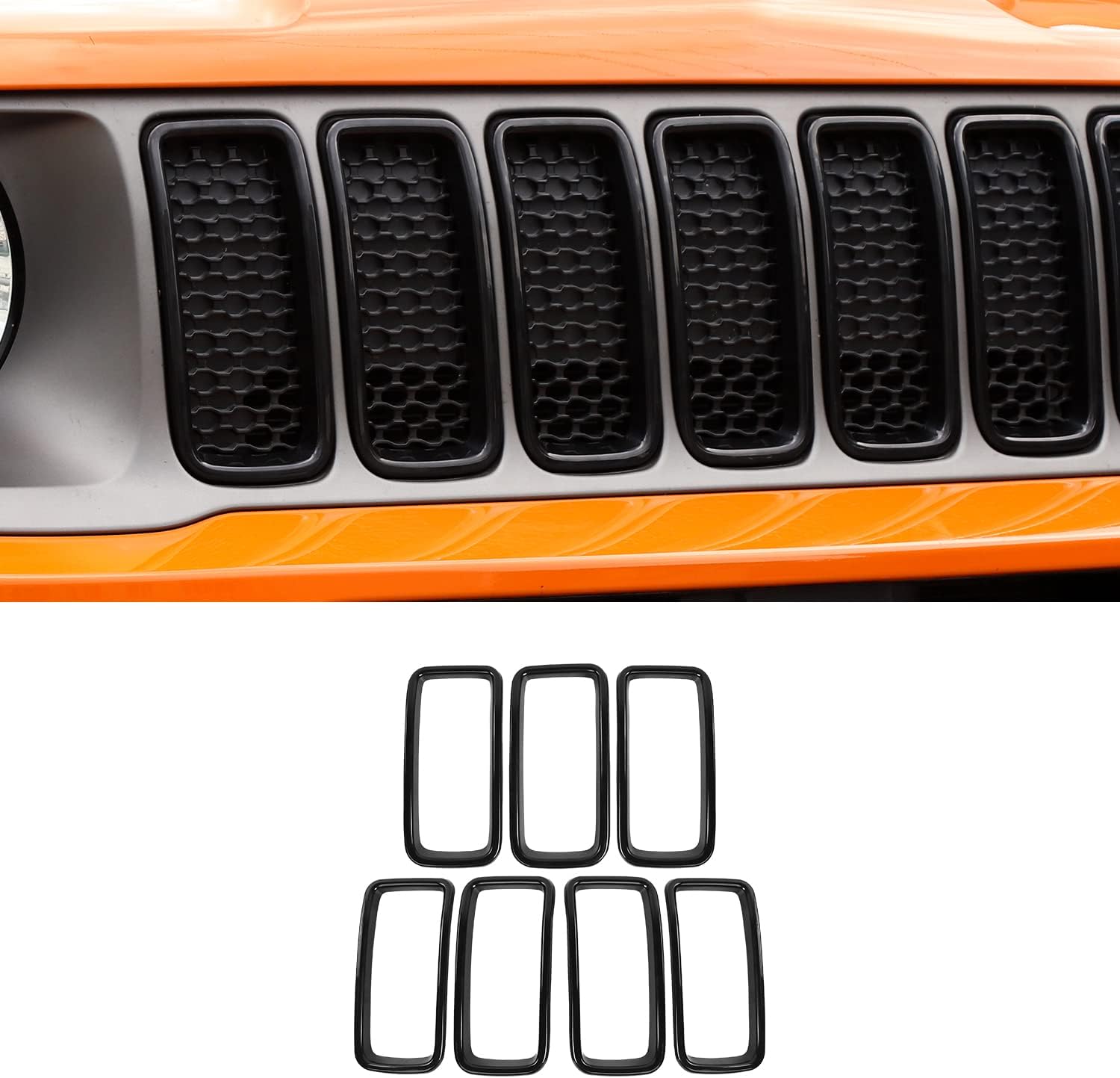 CheroCar for Renegade Grill Inserts, Front Grille Guard