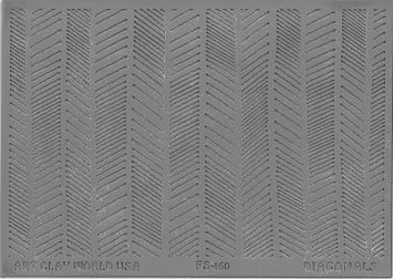 FlexiStamps Texture Sheets Diagonal Design - 1 pc.